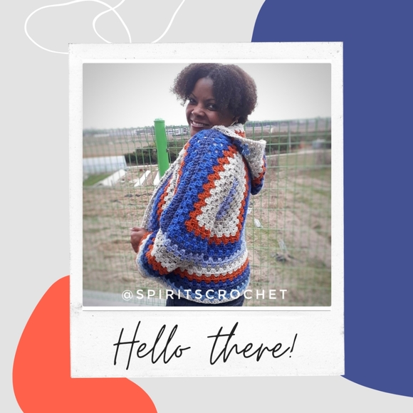 Hooded cardigan sweater, handmade, one of a kind! - Picture 2 of 4